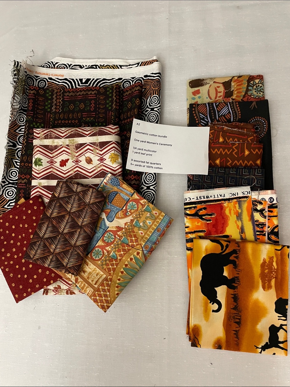 4–5 LB MIXED FABRIC BUNDLE • USABLE PIECES • CRAFT & SEWING